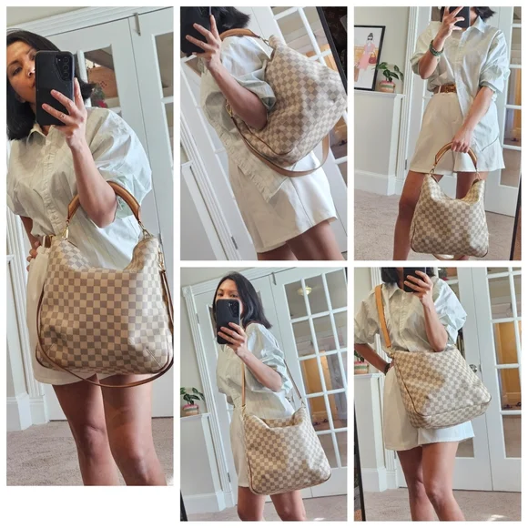 Authentic Louis Vuitton Damier Azur Soffi #4253M - Picture 3 of 7